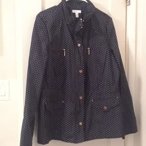 Charter Club Polka dot anorak